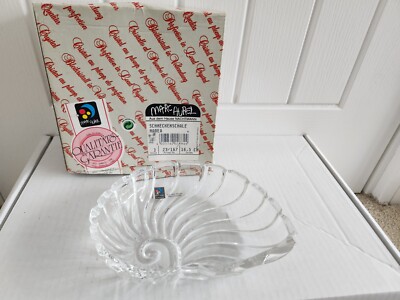 Marc Aurel Kristallglas Bonboniere mit Original Sticker & Box 1991 Vintage