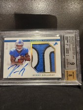 2017 National Treasures Rookie Photo Shoot Material Signature Holo Gold Kenny...