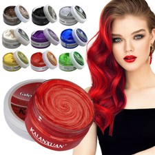Haarwachs Temporäres Haarfarbe Wachs, Unisex...
