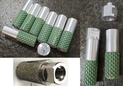 1'' Diamond granite marble concrete core bit zero tolerance drum 7 polishing drum