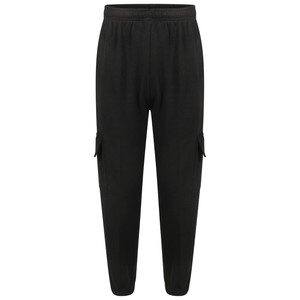 boys plain black jogging bottoms