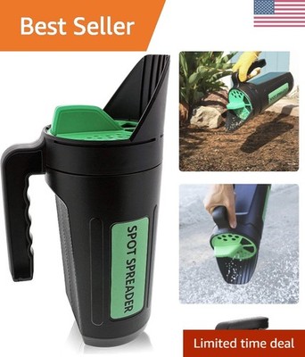 Hand Spreader Shaker for Seed, Salt, De-Icer, Ice Melt, Earth Food and Fertil...