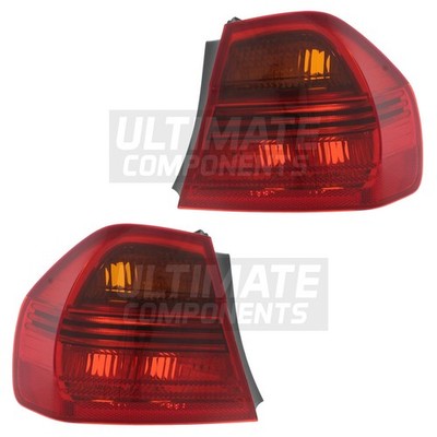 BMW 3 Series E90 Saloon 2005-2008 Outer Wing Rear Lights Lamps Pair Left & Right
