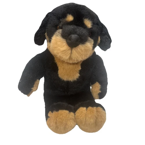 Vintage JJ Wind FUBU 16" Black Dog Plush 90s Shark Tank RARE!! - Picture 6 of 7
