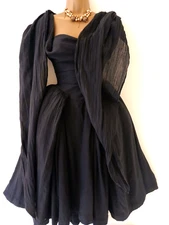 Vivienne Westwood Vintage  Fit &Flare Black Monroe Dress Size IT44 / UK 12