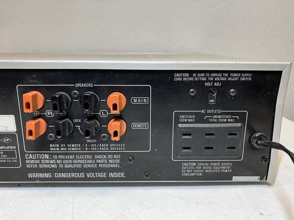 FOR PARTS OR REPAIR) Technics SU-V909 Integrated DC Amplifier | eBay