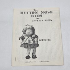 Waverly Lynn The Button Nose Kids GRETCHIEN Sculpted Doll Pattern