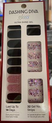 Dashing Diva Gloss 32 Gel Nail Strips VALENTINES DAY CALL ME CUTE HEARTS NEW