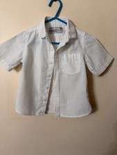 Toddler White Linen Shirt By Next Excellent Condition Age 18 Months to 2 Years