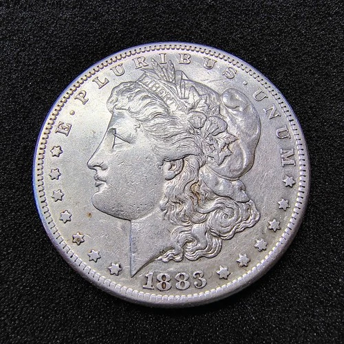1883-S Morgan Silver Dollar - San Francisco - 90% Silver- VF-XF Details -Cleaned
