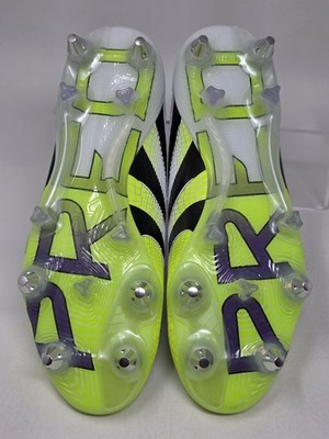 Adidas Predator Elite SG Cleats White/Black/Lemon JI1067 Mens Size