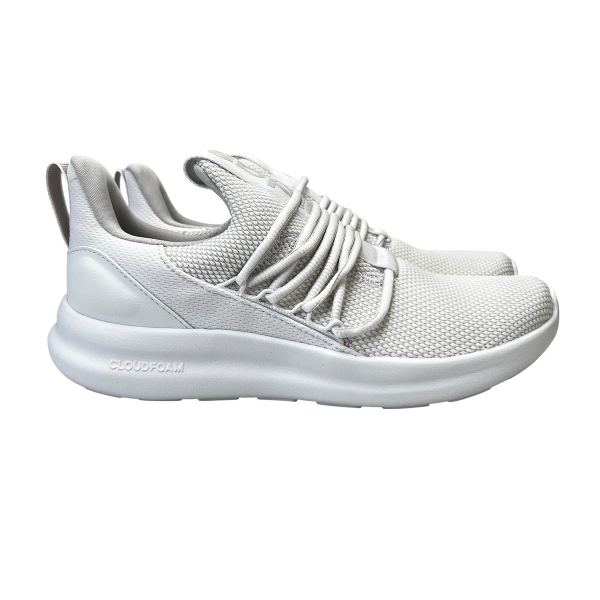 Size 7.5 - adidas Lite Racer Adapt 7.0 White Grey for sale online