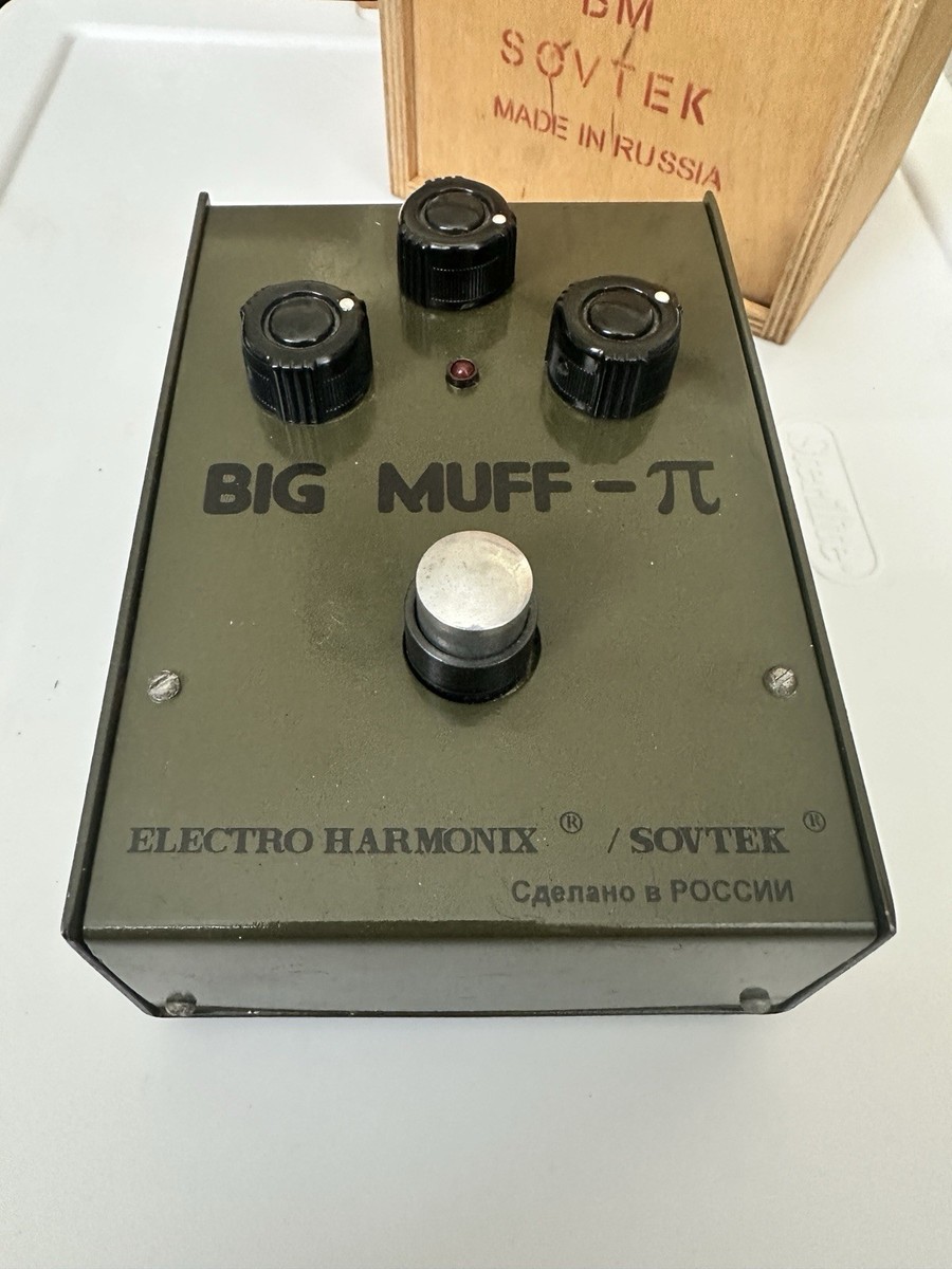 Electro Harmonix Sovtek Green Bubble Font Big Muff Pi Fuzz