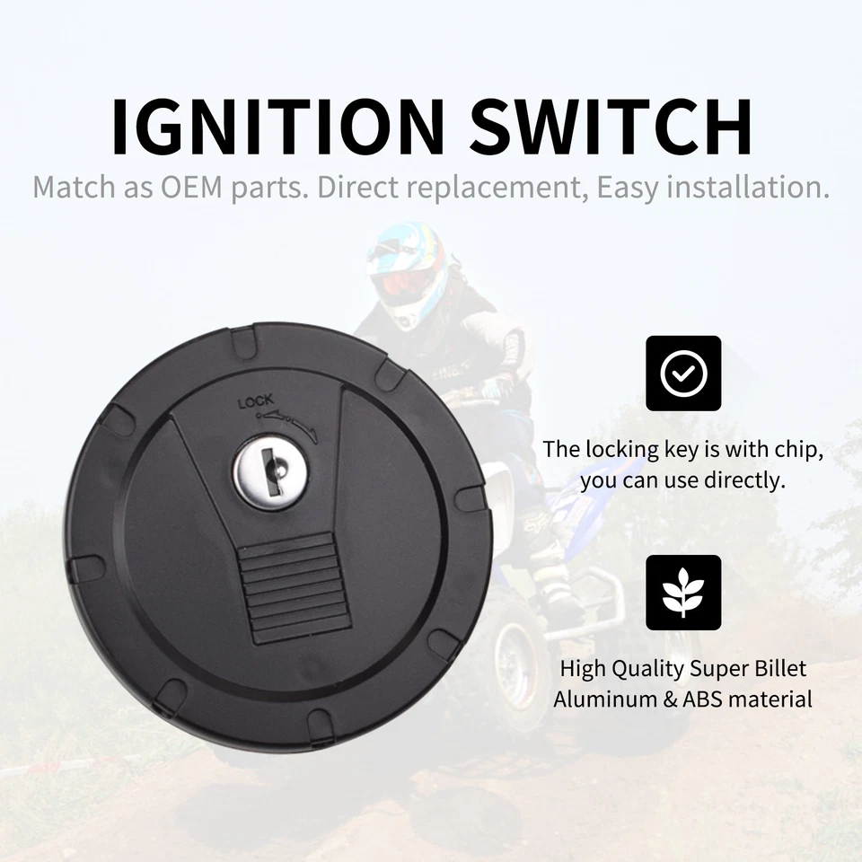 Fit for Kawasaki KLR650 2008-2018 Ignition Switch Fuel Gas Cap Lock Key 4-Wires - Image 3 of 4