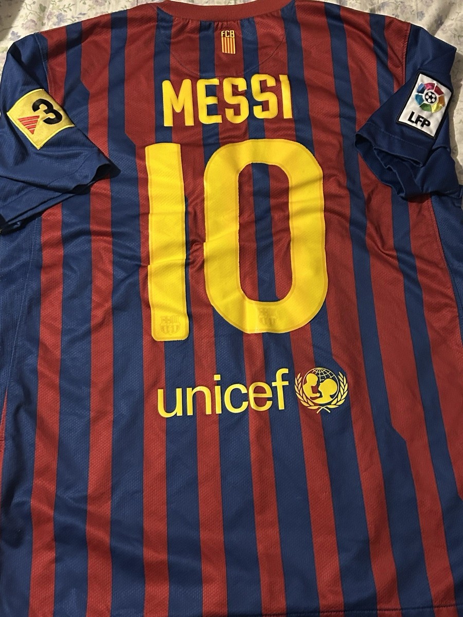 Nike FC 2011-12 Barcelona Home Jersey - 10 Messi | eBay