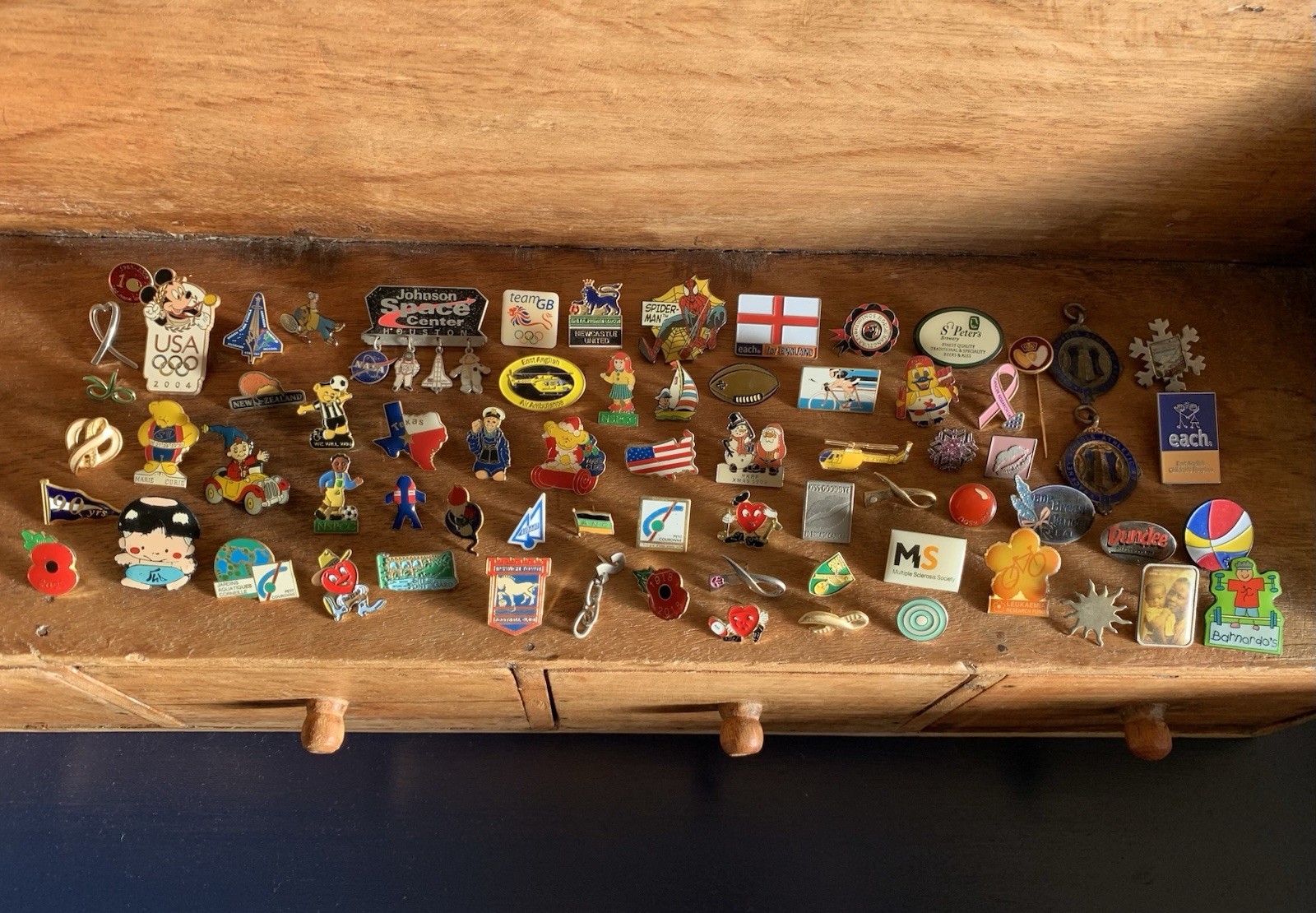 Collection 70 x Vintage Lapel Enamel Metal Pin Badge Bundle