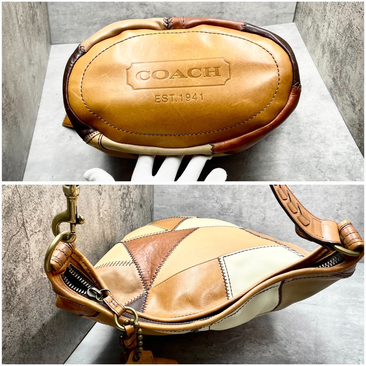 Coach 11476 Vintage Patchwork Bleecker Duffel Bag… - image 6