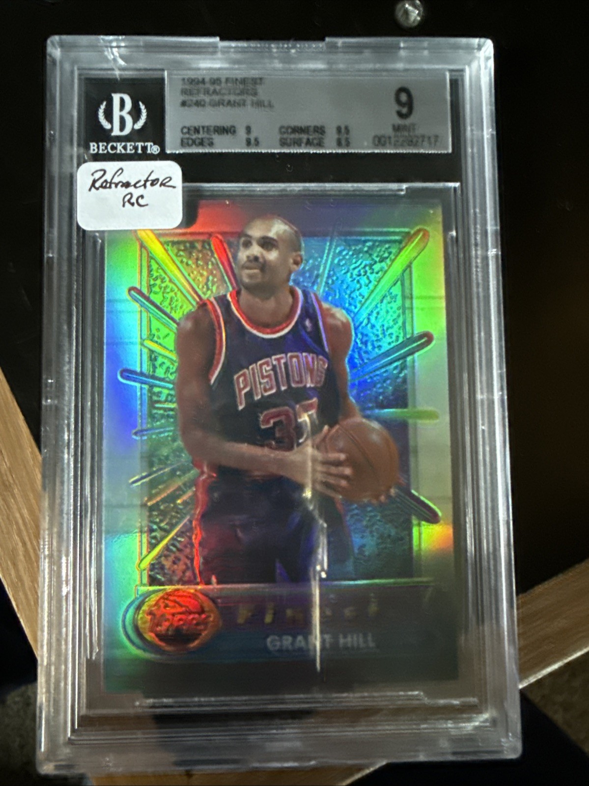 1994-95 Topps Finest - Grant Hill #240 Refractor (RC)