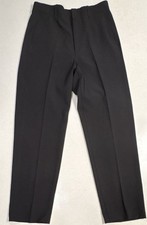 UNIQLO Black Slim Fit Dress Pants Twill Wrinkle Resistant Slash Pockets 29W