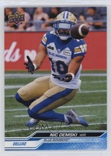 2024 Upper Deck CFL Deluxe 189/250 Nic Demski #57 1lm9