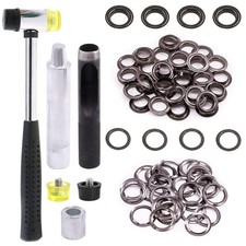 120 Sets 1/2 Inch Grommets Eyelets Grommet Ki...