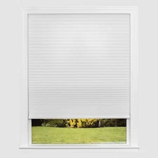 Redi Shade Cordless Light Filtering Cellular Fabric Shade 60" W x 64" L White