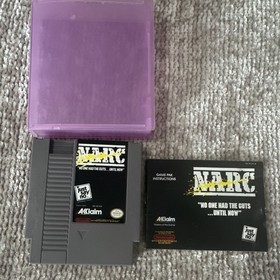NARC by Acclaim Nintendo NES NTSC-U/C Game Cartridge Manual Included