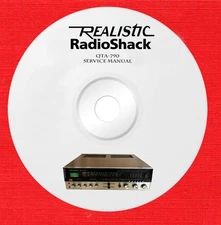 1 service manual for Realistic Radio Shack Audio on 1 dvd in pdf format