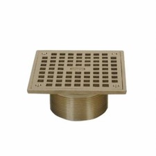 PROFLO PF42891 Nickel 6" Square Brass Grate