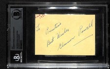 Eleanor Powell & Alice Reinheart Dual signed cut BECKETT