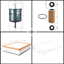 Knecht Filterset, Inspektionspaket für Volvo XC90 I V40 Kombi V70 II V70 III