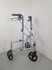 3 Wheeled Tri Mobility Walker With Brakes And Bag Rollator Folding, Aid