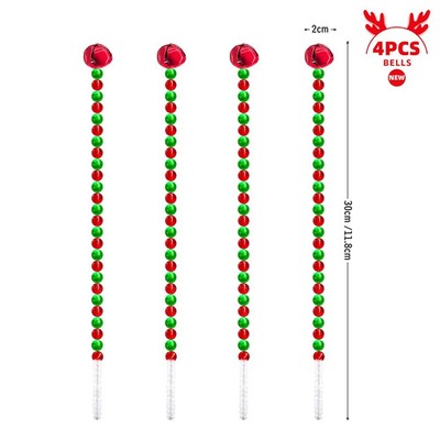 Weihnachtsdeko Candy Cane Glocken Lutscher Anhänger Baum Dekorationen
