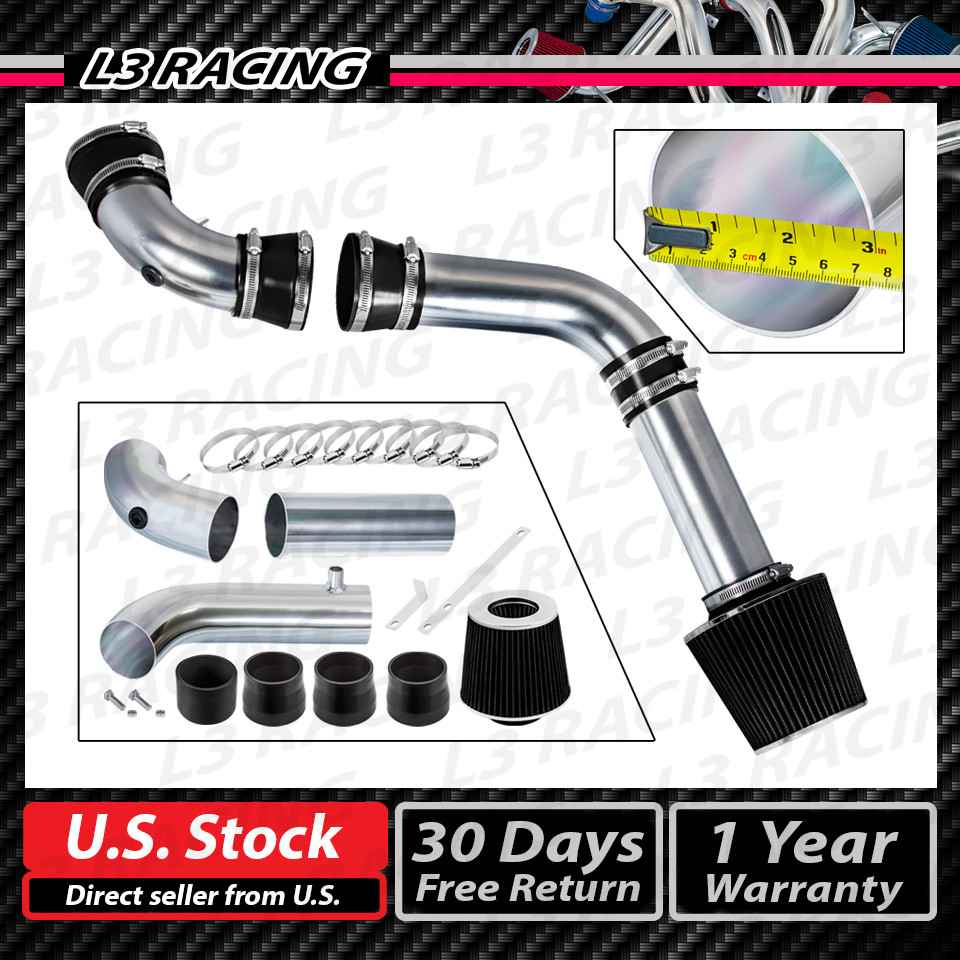 BLACK COLD AIR INTAKE KIT+DRY FILTER Chevy 94-97 Camaro Z28/Pontiac Firebird 5.7