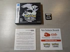 Pokemon Black (Nintendo DS) with Case/Inserts - No Manual - Tested and Authentic