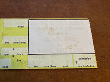 1977 Atlanta Hawks Kansas City Kings Basketball Ticket Lou Hudson John Drew 1/15