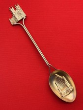 RARO CUCCHIAIO SEDIA INCORONAZIONE KING GEORGE V 1910 ARGENTO STERLING.