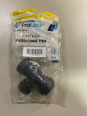 Shark Bite Pro Lock Pex Cpvc Pe-rt 1''x1''x1'' TEE PL0828A 6pcs NEW
