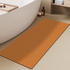 TYUU Bathroom Mat Quick Dry, Bathroom Rugs Non Slip Washable Thin Absorbent B...