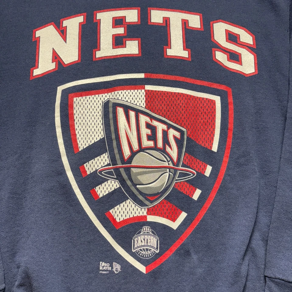 Sudadera De Colección Brooklyn Nets Para Hombres 2XL Azul Jugador Profesional Baloncesto NBA Algodón Foto 2 de 4