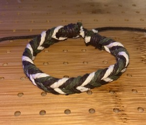 Hemp Adjustable String Bracelet Unisex