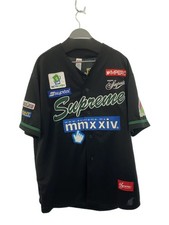 Supreme Short Sleeve Shirt L Polyester BLK