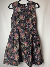 Gap Womens Floral Fit N Flare Sleeveless Dress Size 4