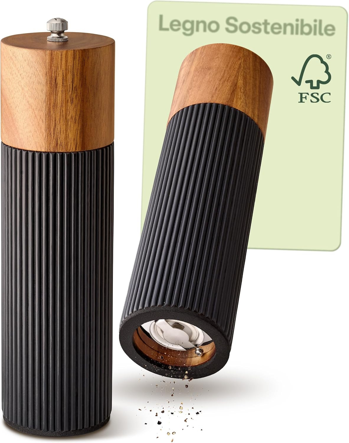 Set Macina Sale E Pepe Manuale In Legno Di Acacia Da 8 Pollici Set Macina Sale E Pepe Ricaricabile Macina Sale Macina Pepe Con Grana Regolabile Per~p123507295 Set Macina Sale E Pepe Manuale In Legno Di Acacia Da 8 Pollici Set Macina Sale E Pepe Ricaricabile Macina Sale Macina Pepe Con Grana Regolabile Per~p123507295