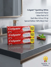 Colgate Sparkling White CinnaMint x [3 Pack] ...