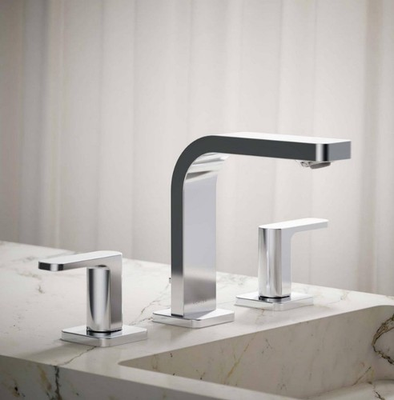 #ad Kohler Parallel 8 in. Widespread 2 Handle Bathroom Faucet in Polished Chrome $265.00