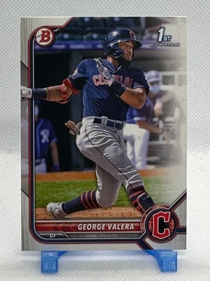 George Valera 2022 Bowman Prospects #BP-22 - 1st Bowman - Cleveland Guardians