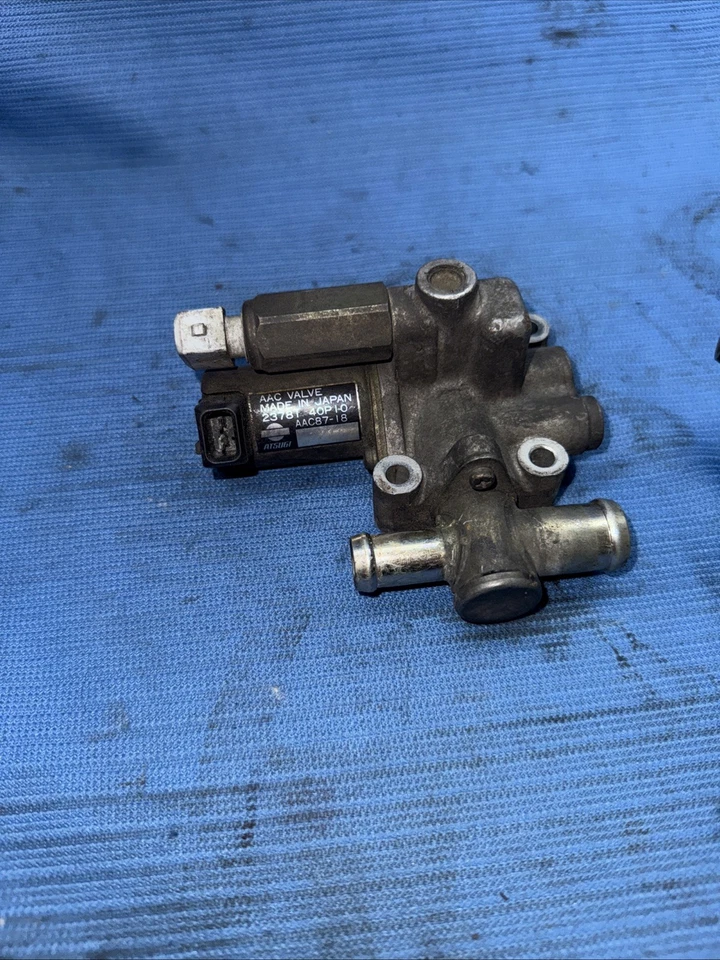 Válvula de control de aire de ralentí 90-96 Nissan 300zx Z32 IACV AAC OEM Vg30 regulador NA TT Foto 2 de 4