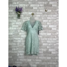 NWT Lulu’s Light Blue Lace Dress