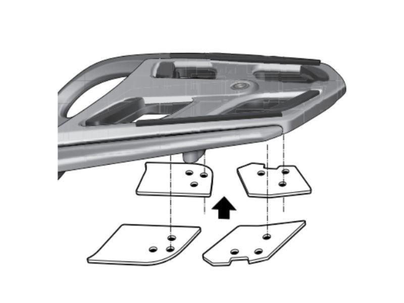 Shad Top Box Fitting Kit BMW K1600 B 2012-2017
